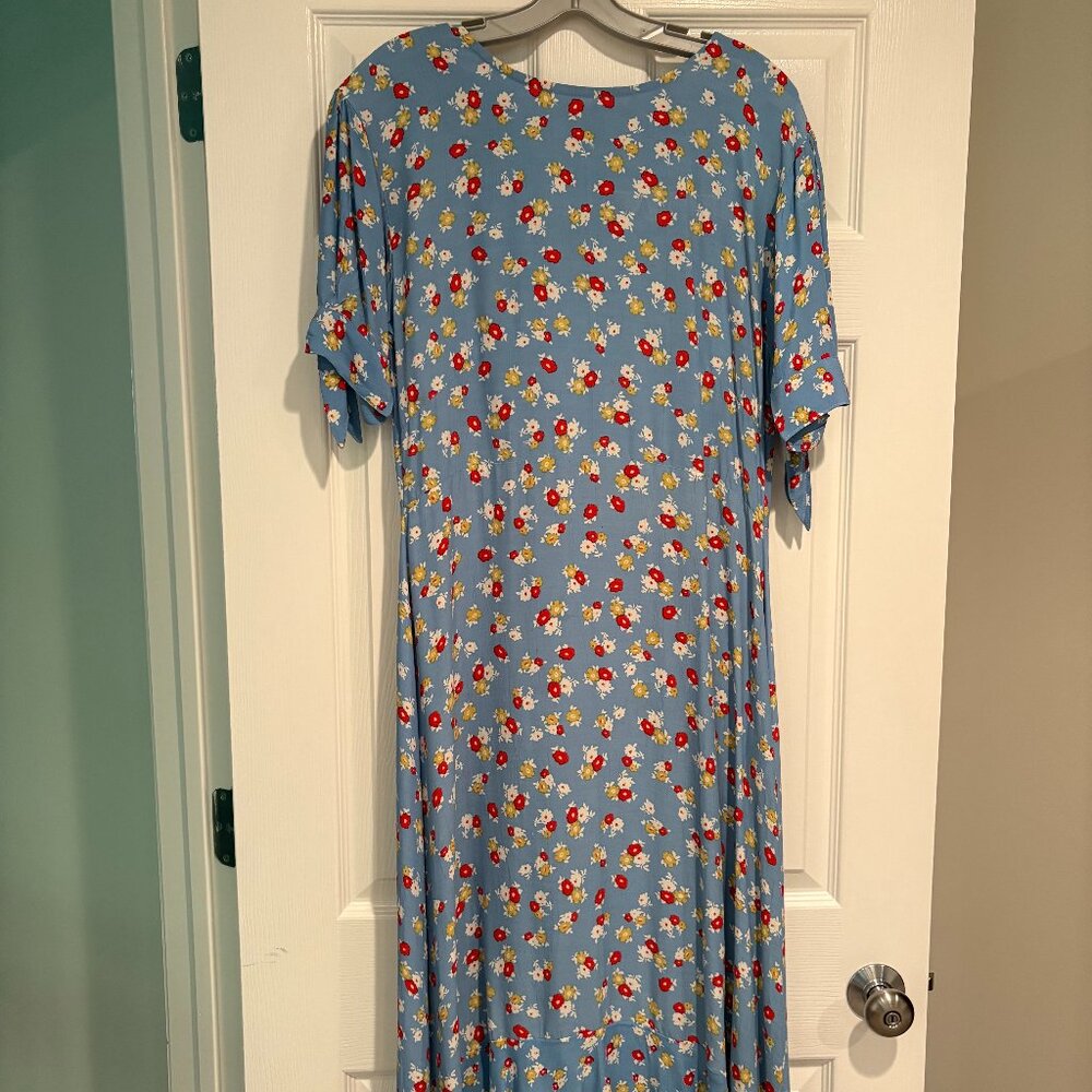 Beautiful floral midi dress FAITHFUL Women's size 8